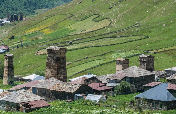 Ushguli kaupungissa Georgia — kuvapankkivalokuva