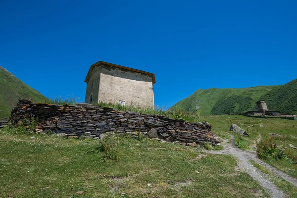 Ushguli em Geórgia — Fotografia de Stock