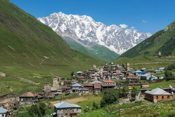 Ушгули в Грузии — стоковое фото