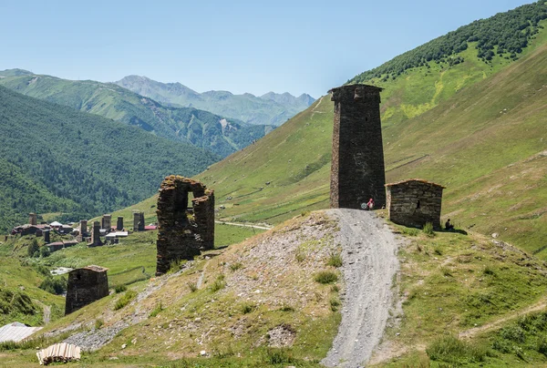 Ushguli in Georgië — Stockfoto