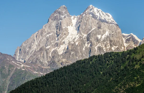 Ushba berg in georgien — Stockfoto