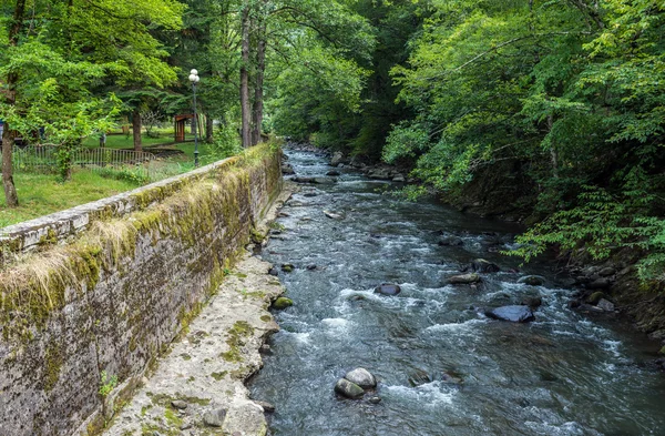 Río Borjomula en Borjomi — Foto de Stock