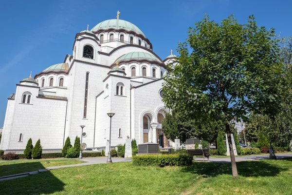 Iglesia ortodoxa en Belgrado — Foto de Stock