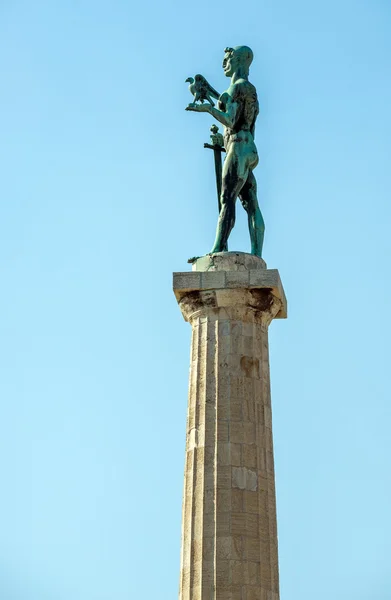 Monumento Victor em Belgrado — Fotografia de Stock