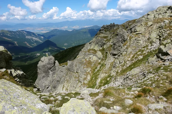 Düşük Tatras dağlarda görüntülemek. — Stok fotoğraf