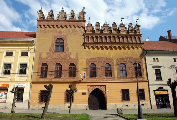 Old building with fresco. — Stock Photo, Image