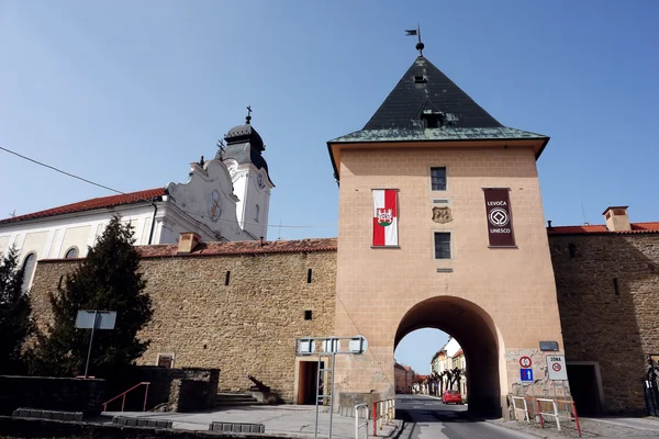 Puerta de la ciudad en Levoca . — Foto de Stock