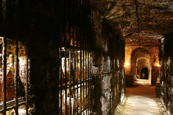 Tokaj-Weinhöhlen — Stockfoto