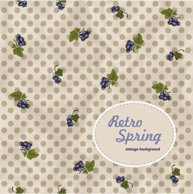 Siyah frenk üzümü. Vektör seamless modeli. Doğal organik çilek Siyah frenk üzümü çizim Dikişsiz desen vektör çizim ayarla.