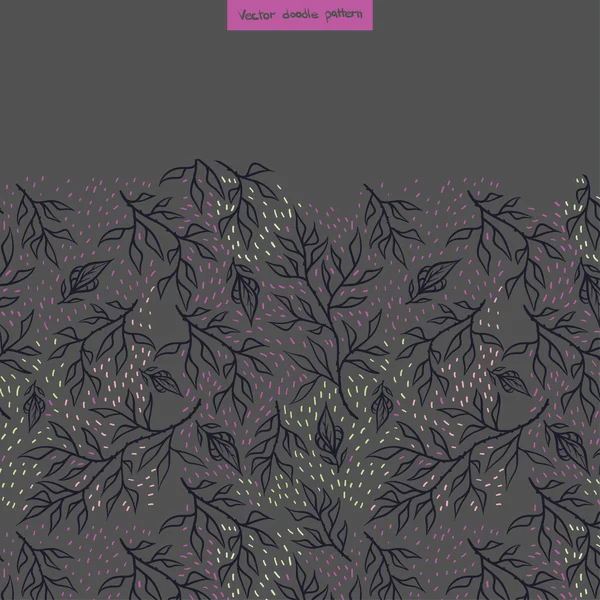 Vintage bloemen naadloos patroon — Stockvector