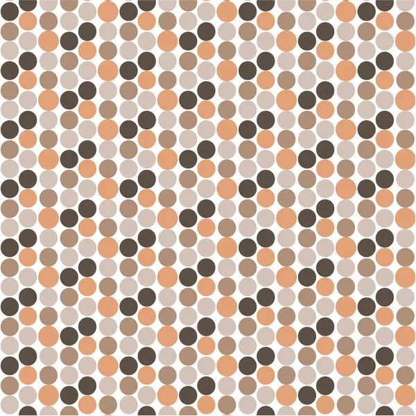 Abstracte geometrische retro naadloze polka dot achtergrond — Stockvector