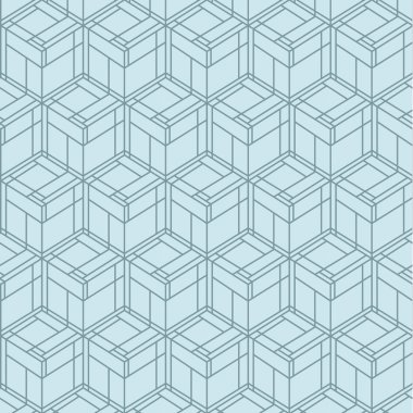 Vektör seamless modeli. Geometrik arka plan yinelenen