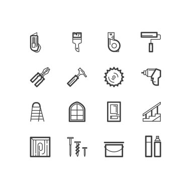 onarım Icons set