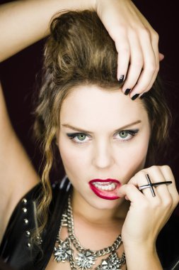 Glam rock portre