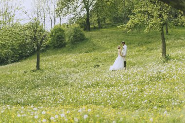 Bahçe düğün manzara