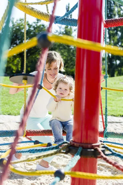 On the playground, carousel — Stock Photo, Image