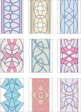 Yapmacıklık tarzı süs desenleri