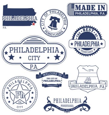 Philadelphia city, Pa, genel pulları ve işaretleri