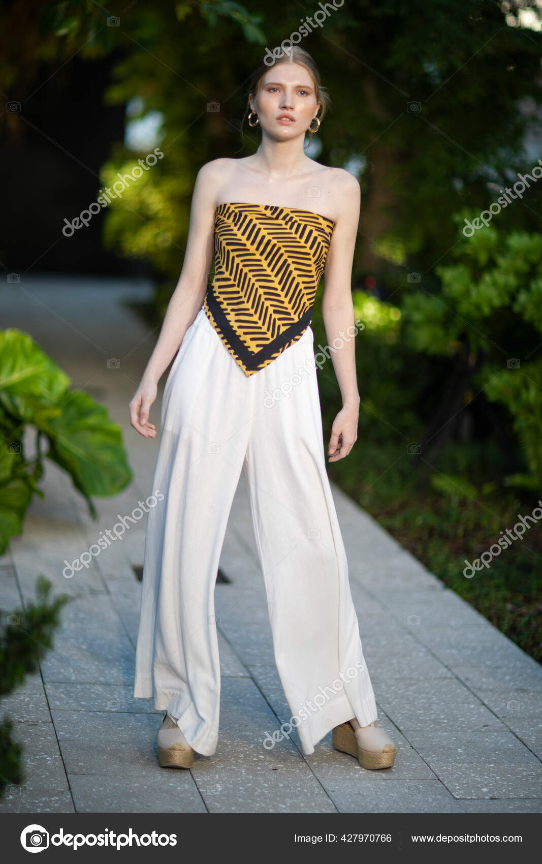 Model Walks Runway Nawa Resortwear Swimwear Summer Collection 2021