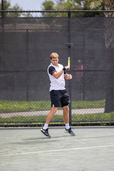 Tennisspieler Ryan Harrison Spielt Juli 2021 Beim Midtown Athletic Club — Stockfoto