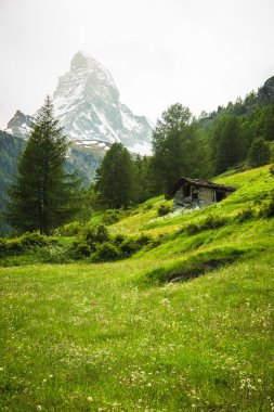 Matterhorn dağ manzarası