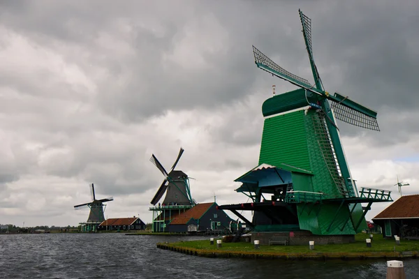 Windmills of the Zaanse Schans — Stock Photo, Image