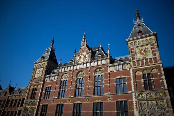 Centraal station van Amsterdam — Stockfoto