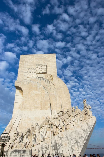 Monumento a los Descubrimientos en Lisboa — Foto de Stock