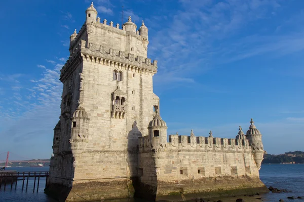 Belem Tower på floden Tejo. — Stockfoto