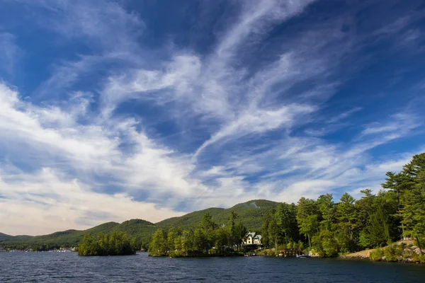 Weergave van Lake George — Stockfoto