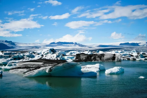 Glaciärlagunen glaciala lagunen — Stockfoto