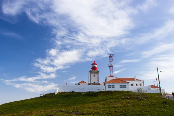 Latarnia morska w cabo da roca — Zdjęcie stockowe