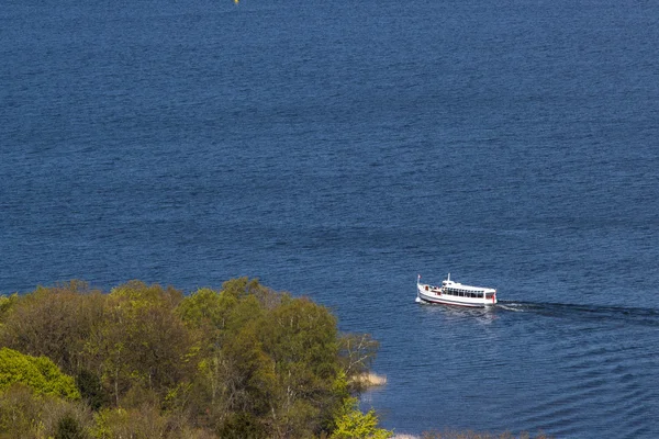 Vista sobre Silkeborg Lake na Dinamarca — Fotografia de Stock