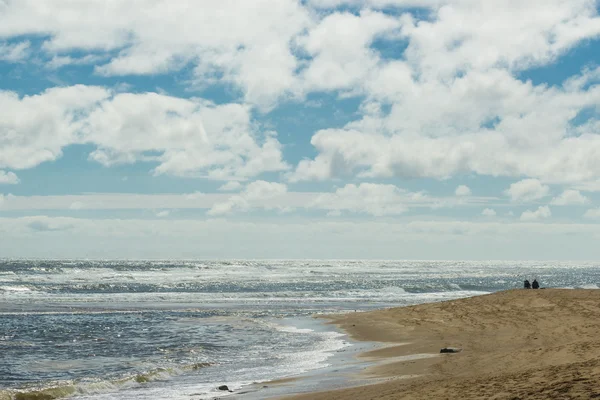 Piasek na plaży na Cape Cod — Zdjęcie stockowe