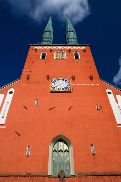 Catedral na cidade de Vaxjo, Suécia — Fotografia de Stock