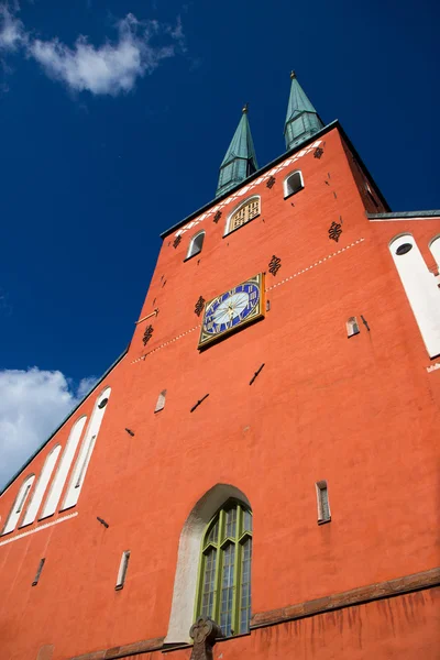 Kathedraal in de stad van Vaxjo, Zweden — Stockfoto