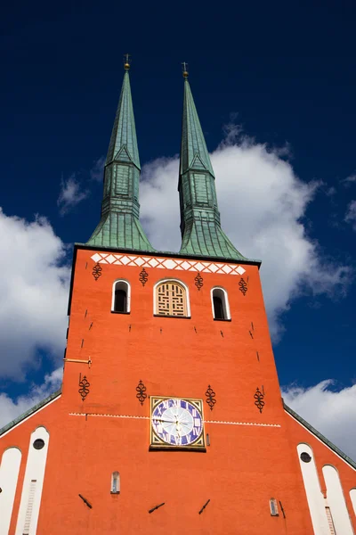 Katedra w mieście Växjö, Szwecja — Zdjęcie stockowe