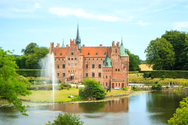 Egeskov Fente au Danemark — Photo