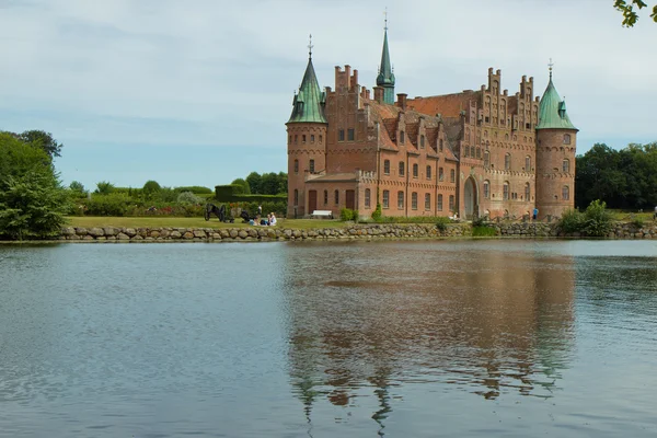 デンマークでイーエスコウ城もスロット — ストック写真