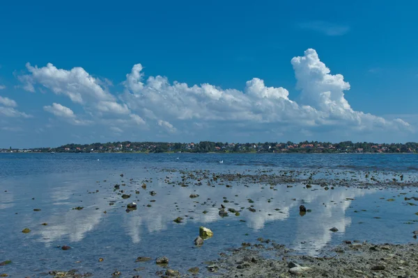 View over the Roskilde fjord — Stock Photo, Image