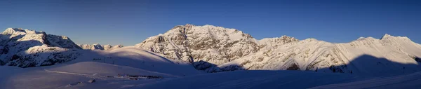 Zonsondergang in de Alpen — Stockfoto