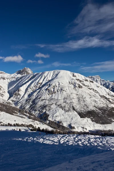 Winterzeit in den Alpen — Stockfoto