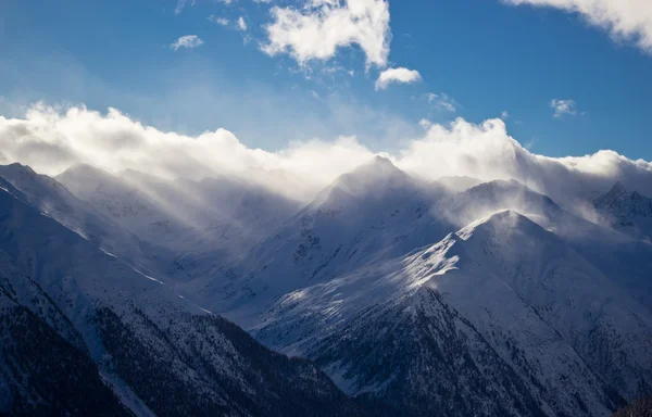 Hora de inverno em Alpes — Fotografia de Stock