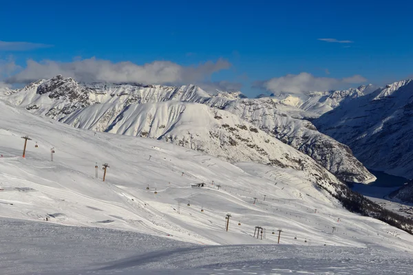 Heure d'hiver dans les Alpes — Photo