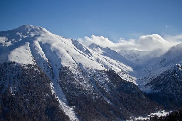 Winterzeit in den Alpen — Stockfoto