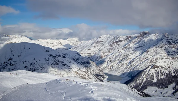 Wintertijd in Alpen — Stockfoto