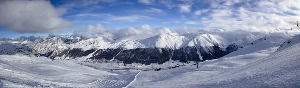 Wintertijd in Alpen — Stockfoto