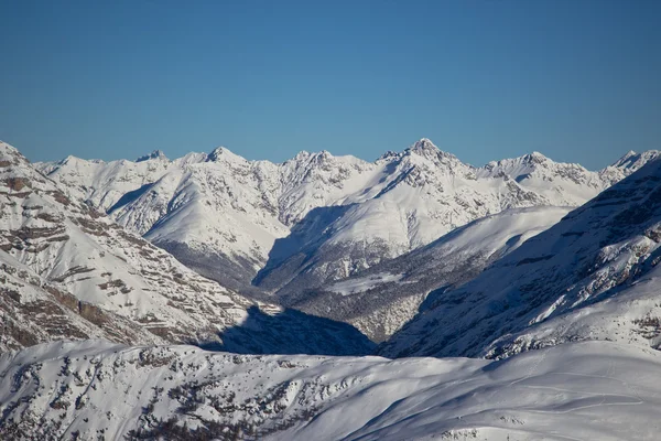 Hora de inverno em Alpes — Fotografia de Stock