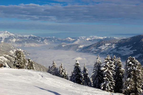 L'hiver dans les Alpes — Photo