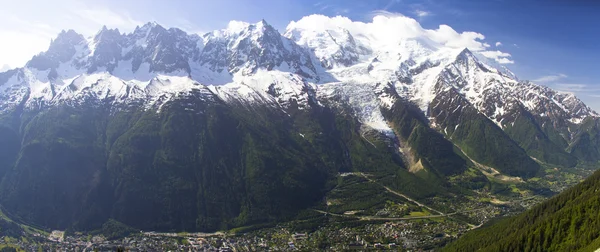 Bekijken als Mont Blanc — Stockfoto